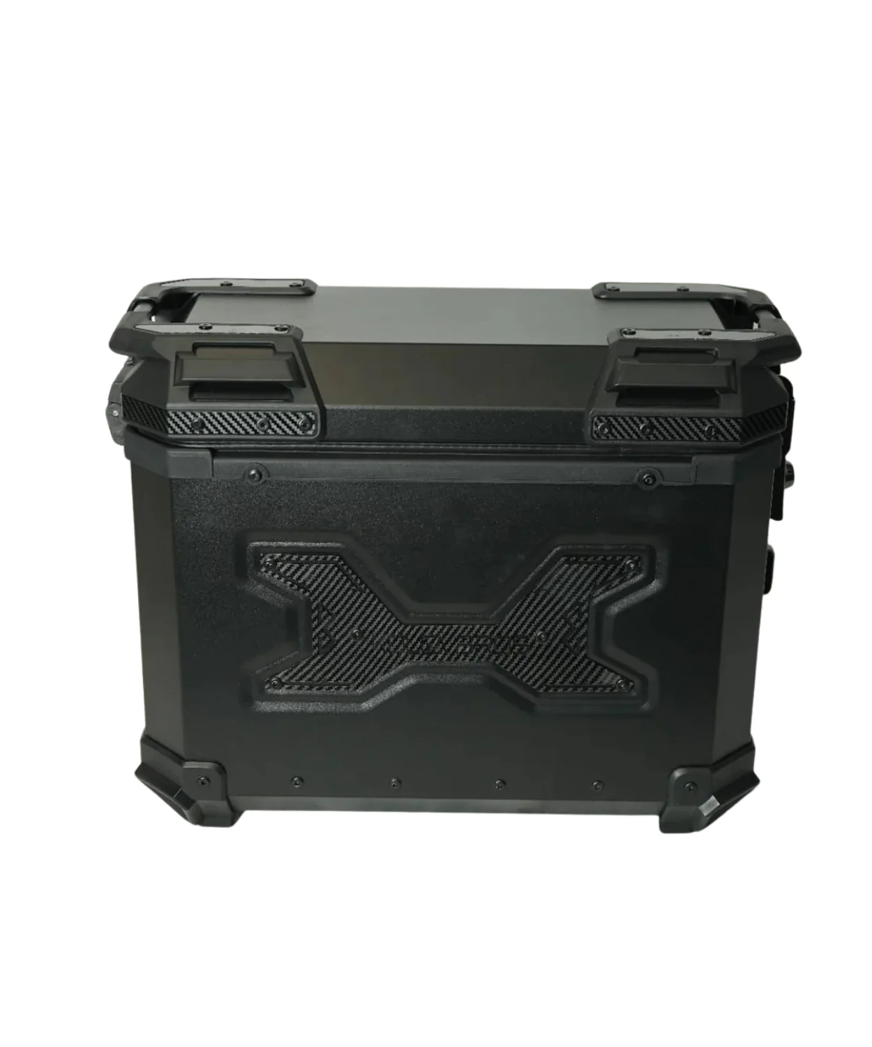 Kolga Bros Carbon Moto Alluminium Panniers 76L - Black - Image 2