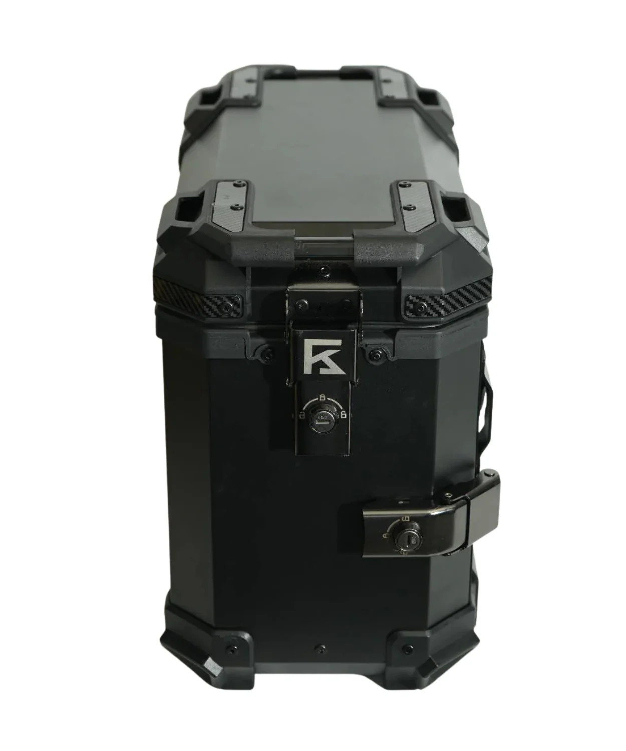 Kolga Bros Carbon Moto Alluminium Panniers 76L - Black - Image 5