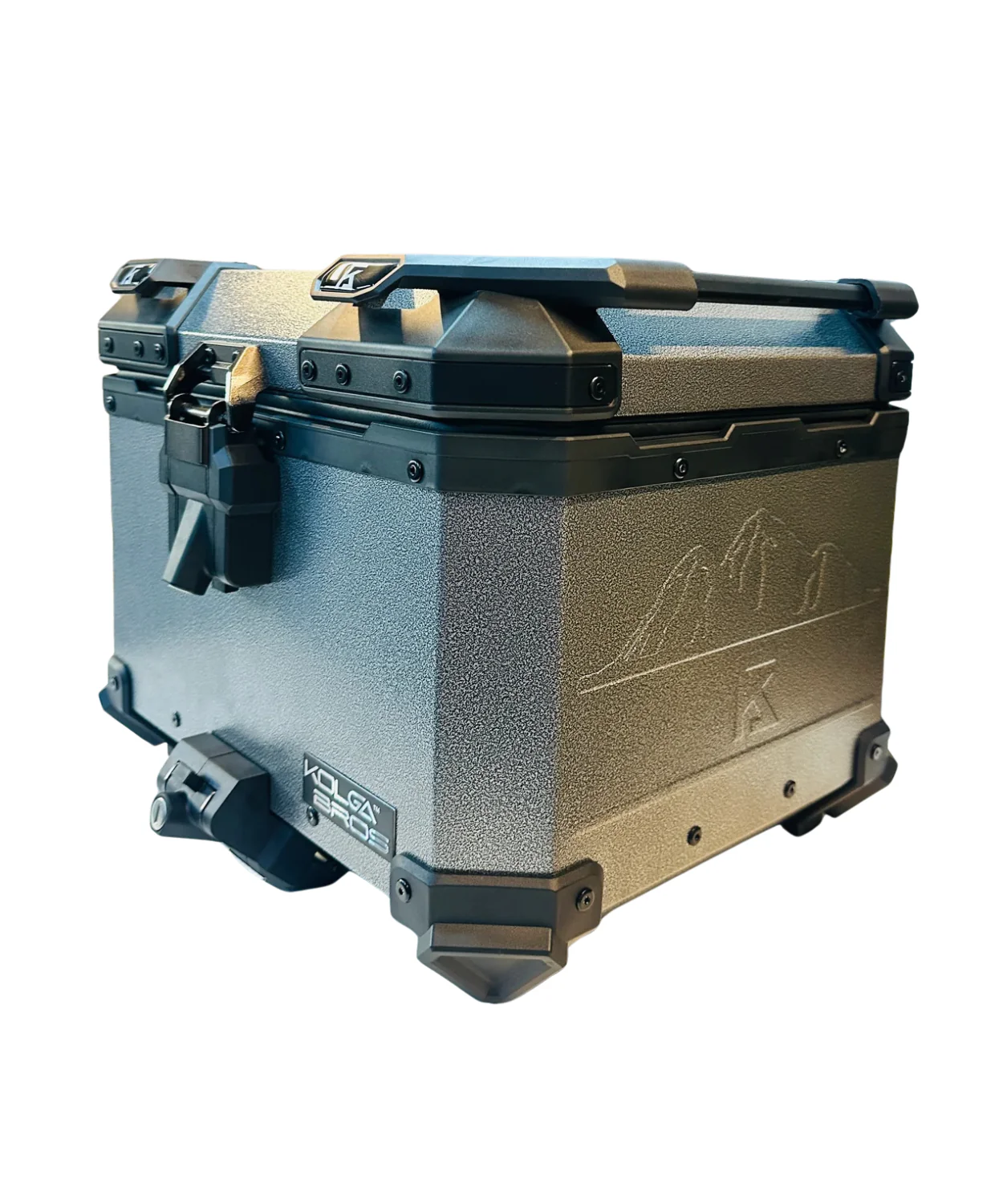 Kolga Bros Beast Moto Trunk Aluminium Alloy Top Box - Silver - KBMT-04 - Image 4