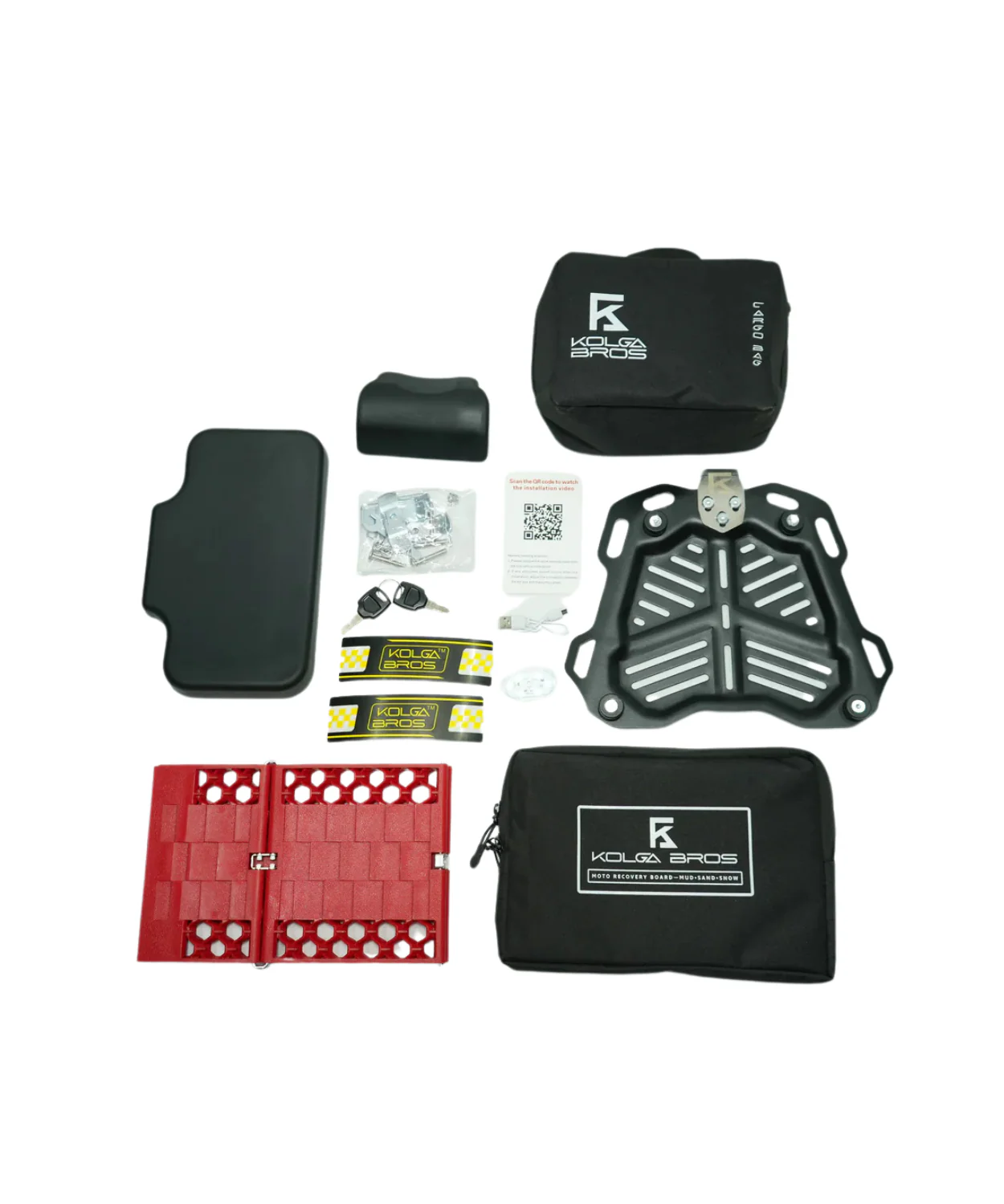 Kolga Bros Adventure Moto Trunk Aluminium Alloy Top Box - Black - KBTM-01 - Image 10