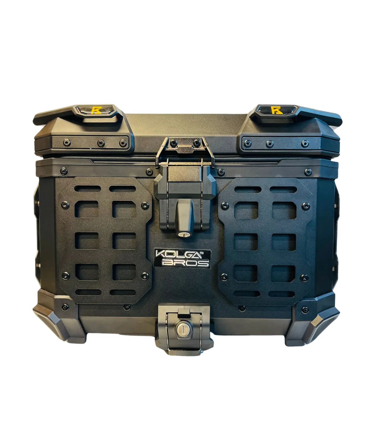 Kolga Bros Adventure Pro Moto Trunk Aluminium Alloy 45L Top Box - Black - KBMT-11