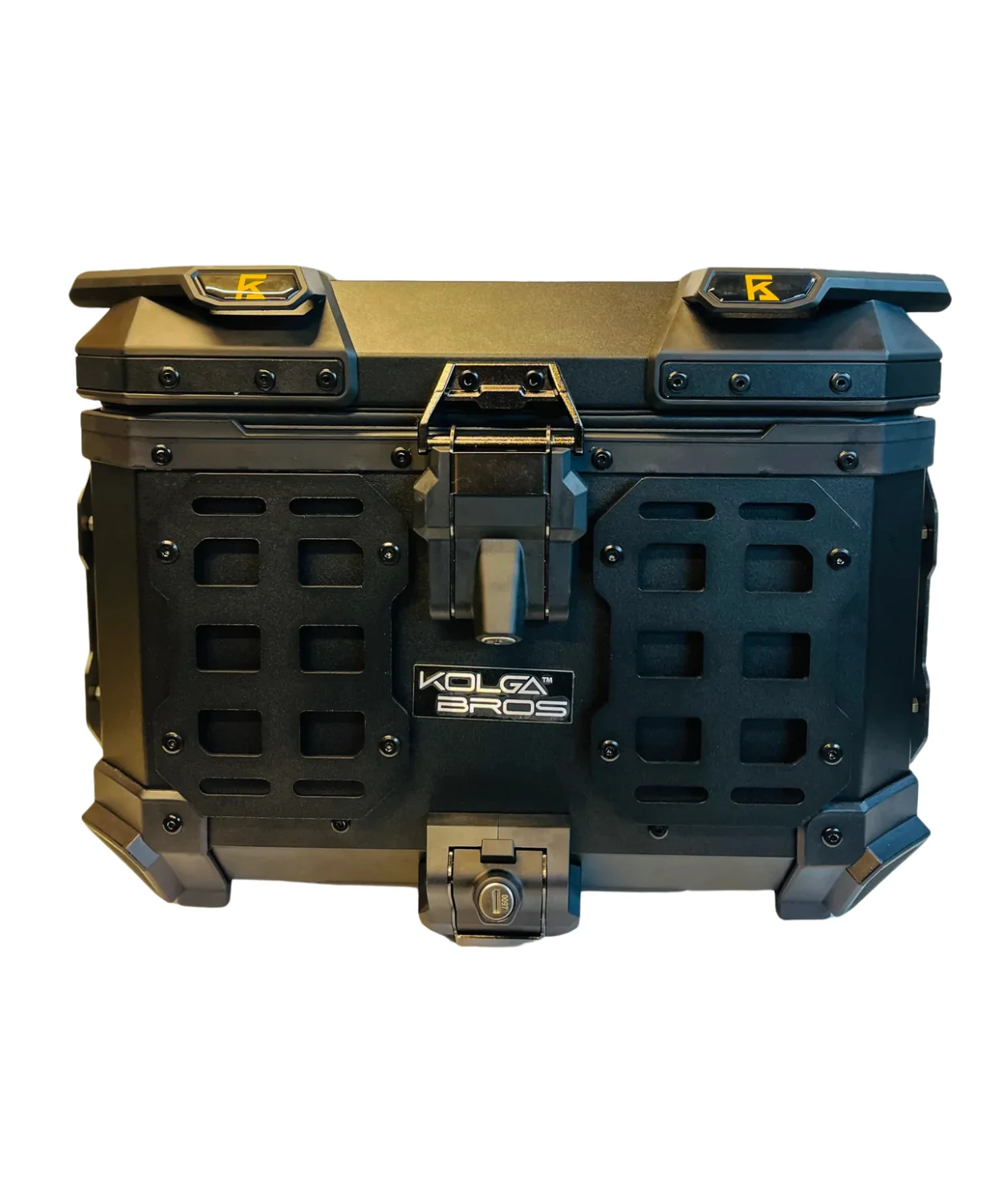 Kolga Bros Adventure Pro Moto Trunk Aluminium Alloy 45L Top Box - Black - KBMT-11 - Image 2