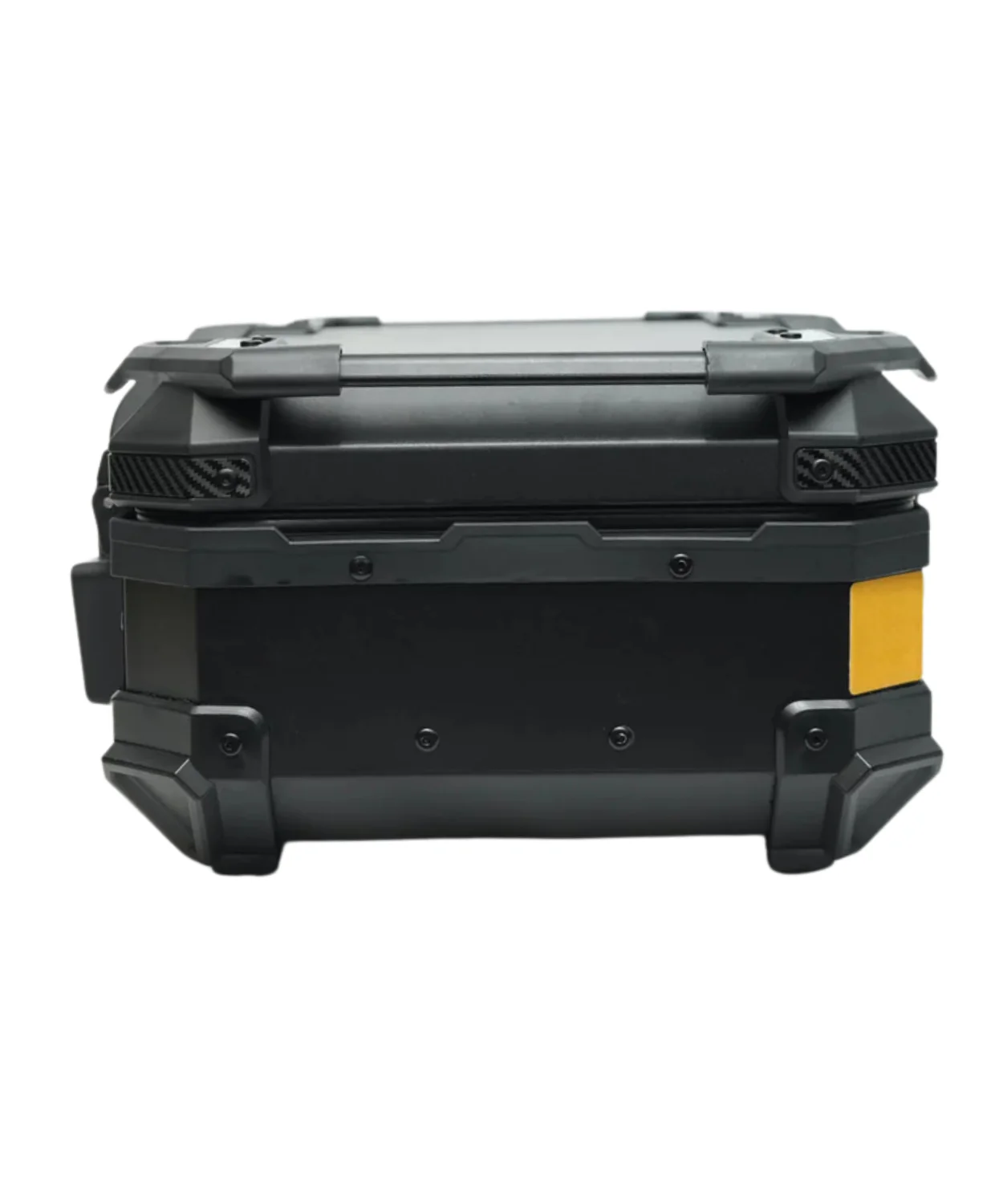 Kolga Bros Aluminium Alloy Carbon Moto Trunk 28L Top Box - Black Yellow - KBMT-05-28 - Image 2