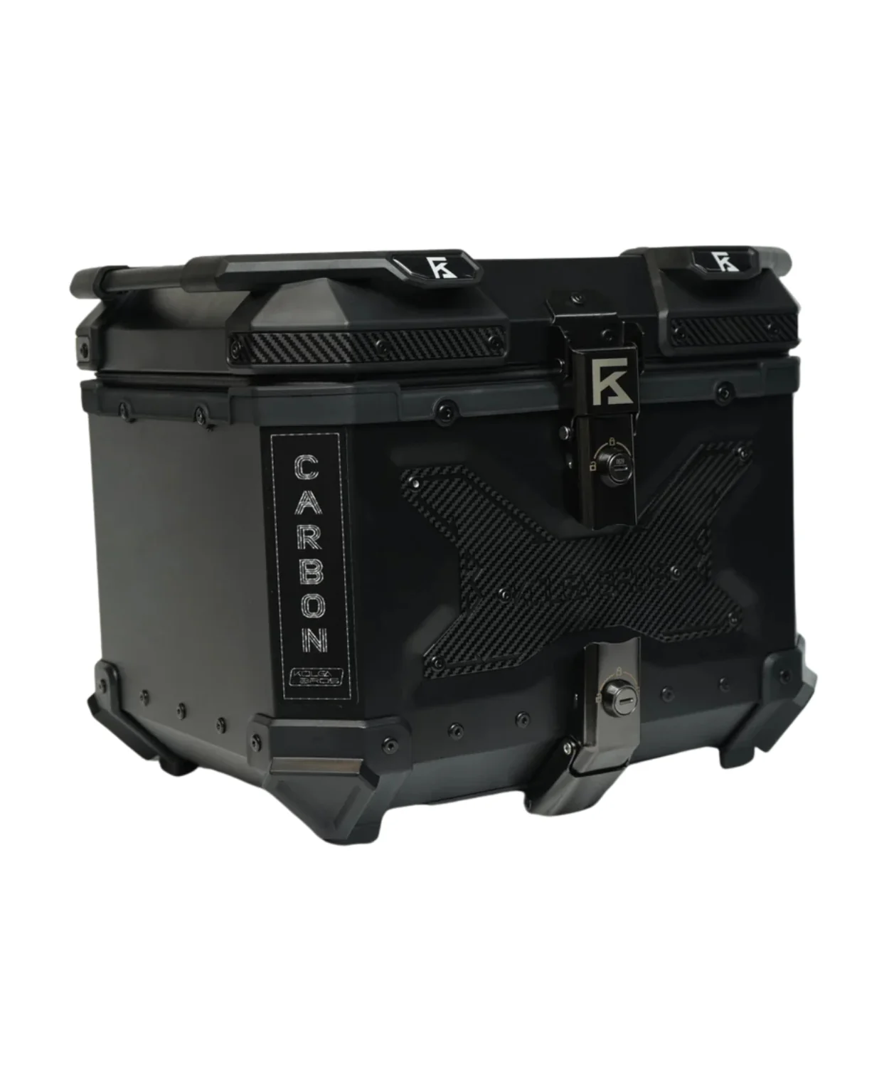 Kolga Bros Aluminium Alloy Carbon Moto Trunk 36L Top Box - Black - KBMT-05-36 - Image 2