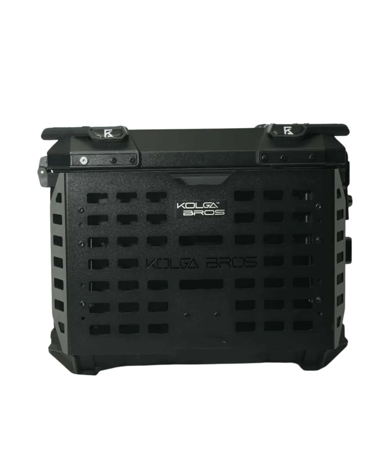 Kolga Bros Camper 38L Moto Alluminium Panniers - Black - Image 7