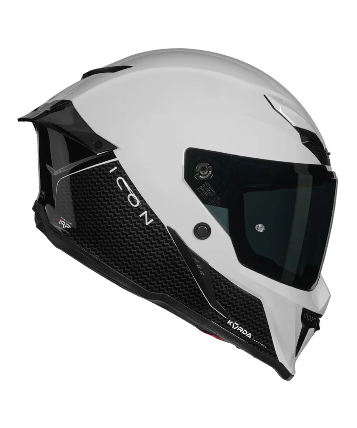 Korda Icon Duo Helmet - Gloss White Black - Image 4