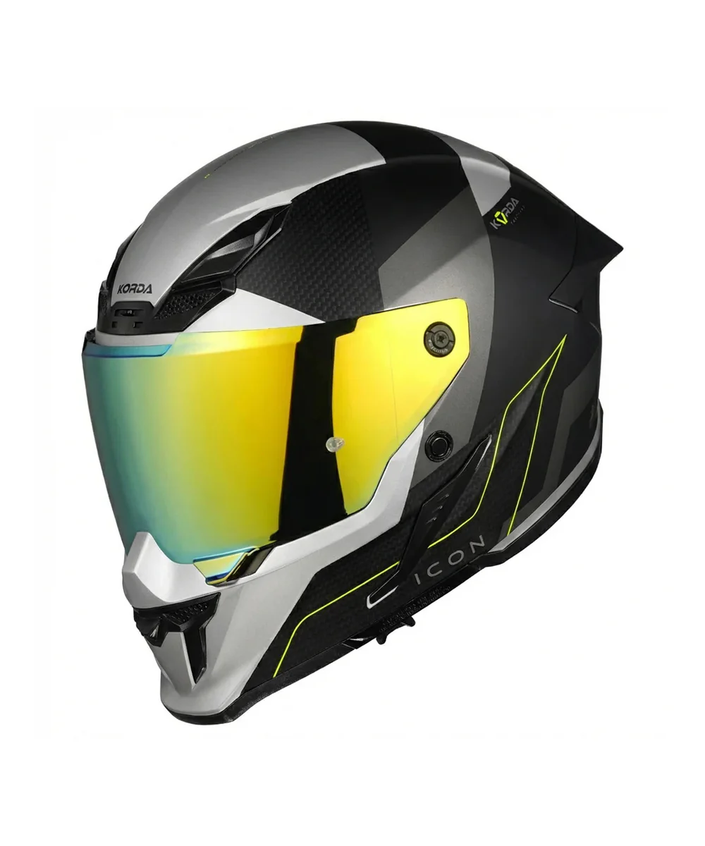 Korda Icon NYX Helmet - Matt Grey Black - Image 6