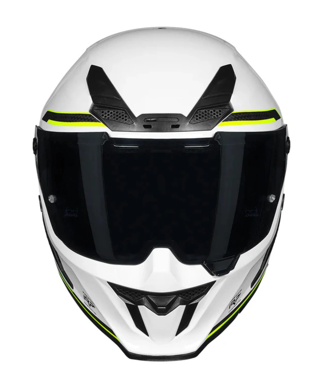 Korda Icon Tokio Helmet - Gloss White Fluorescent Yellow - Image 5