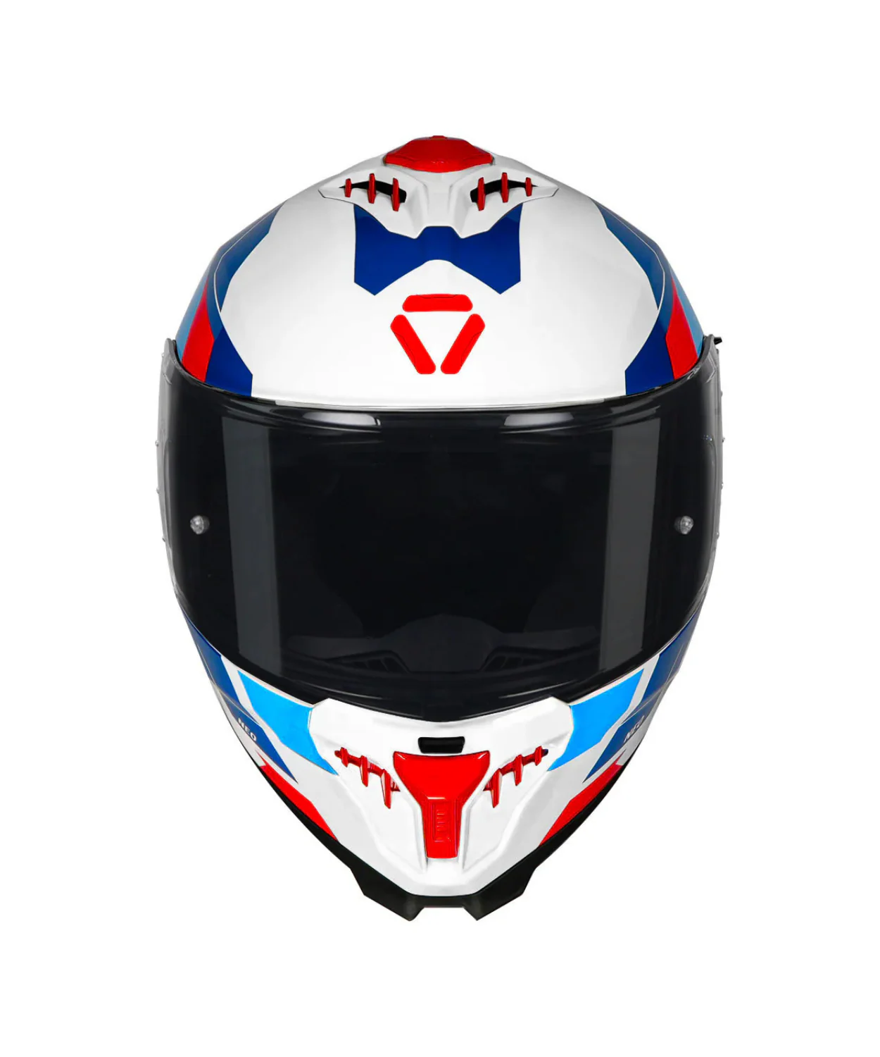 Korda Neo Titan Helmet - Gloss Blue Red White - Image 3