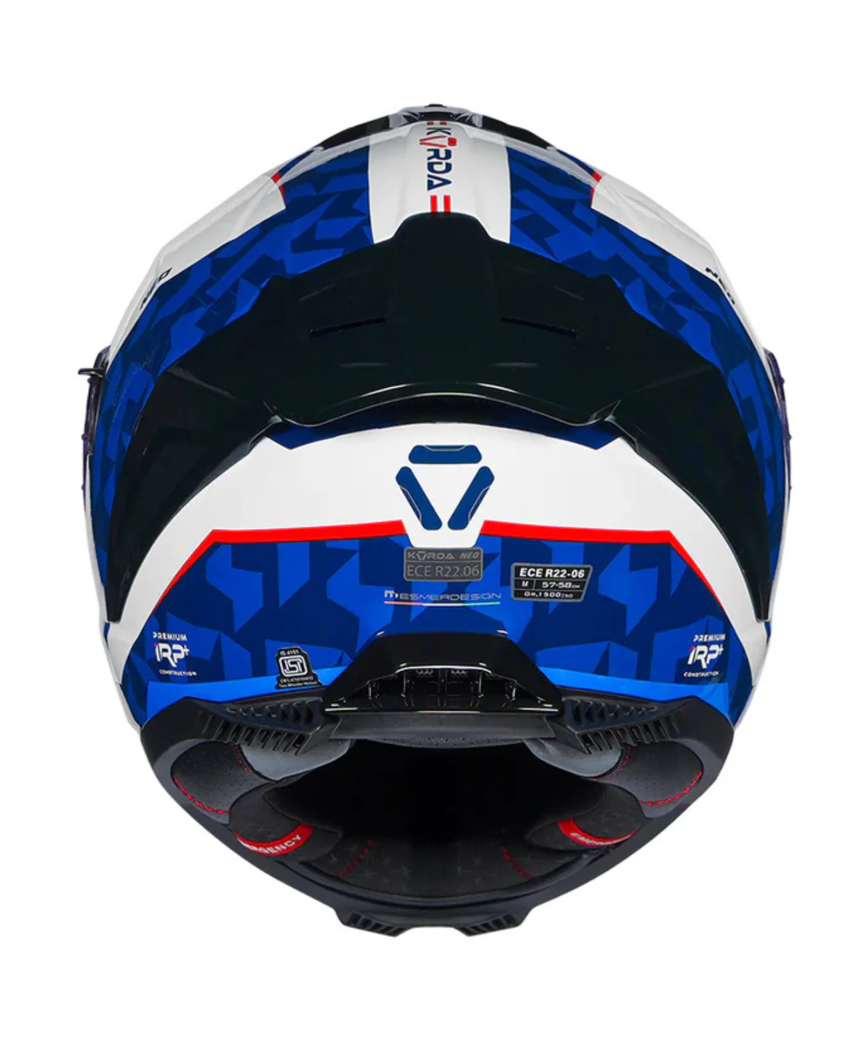 Korda Neo Creer Helmet - Gloss Blue White - Image 4