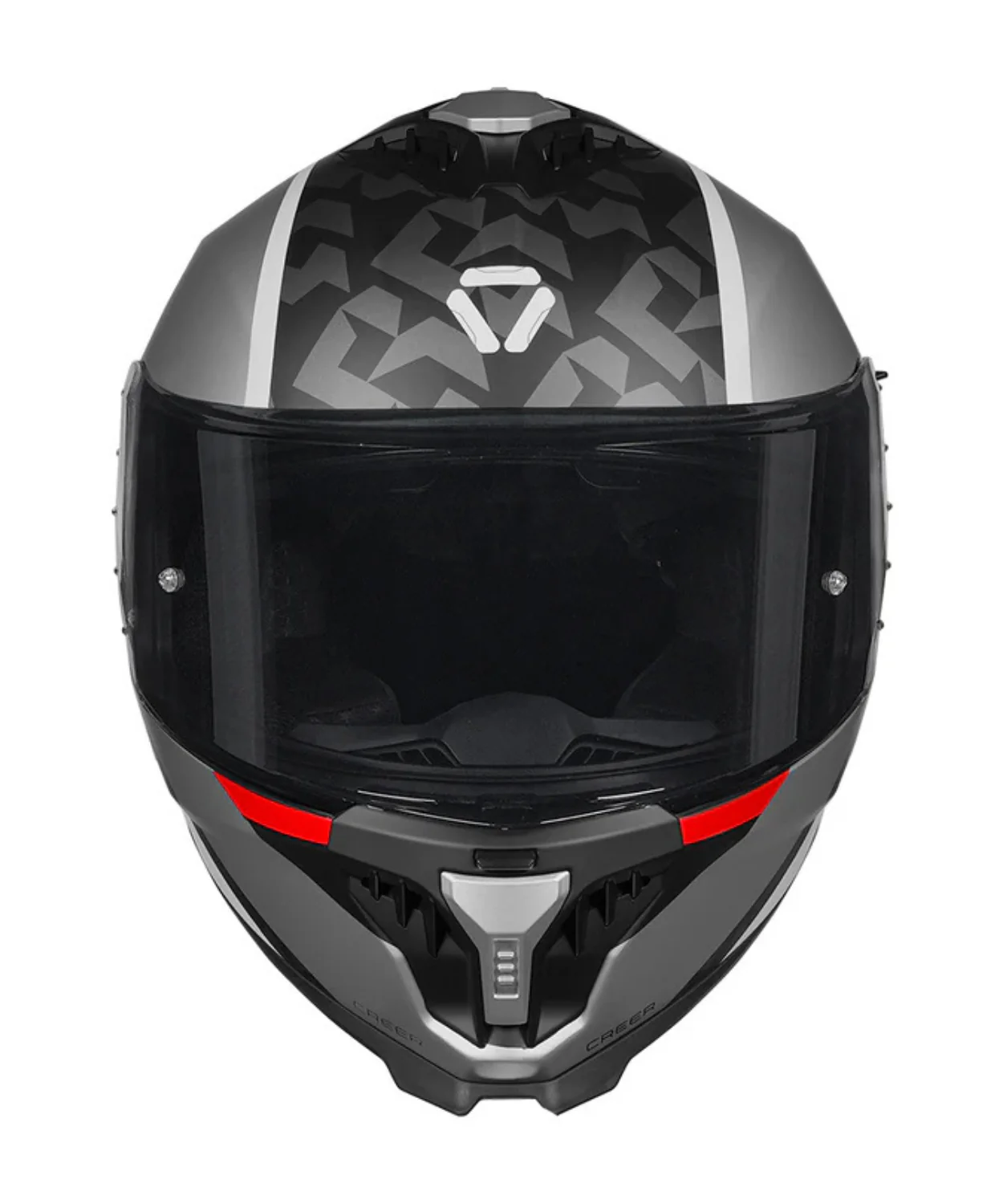 Korda Neo Creer Helmet - Matt Grey Red - Image 3
