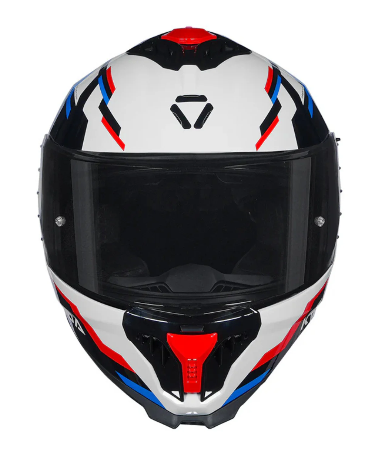 Korda Neo Fuego Helmet - Gloss White Red Blue - Image 3
