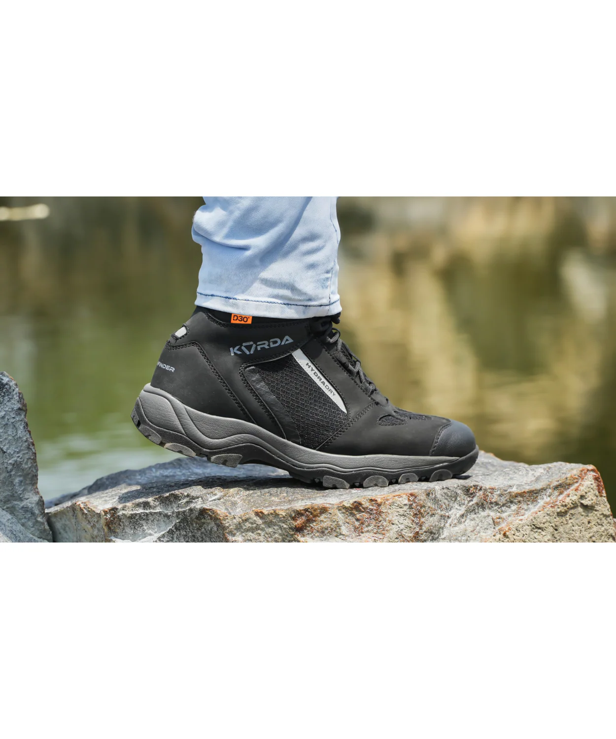 Korda Pathfinder Water Proof Riding Boot with D3O - Black - Image 2