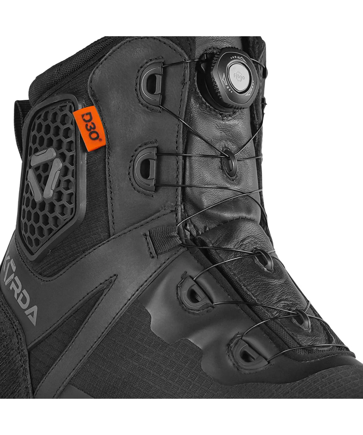 Korda Recon Moto Combat Riding Boot with D3O - Black - Image 2