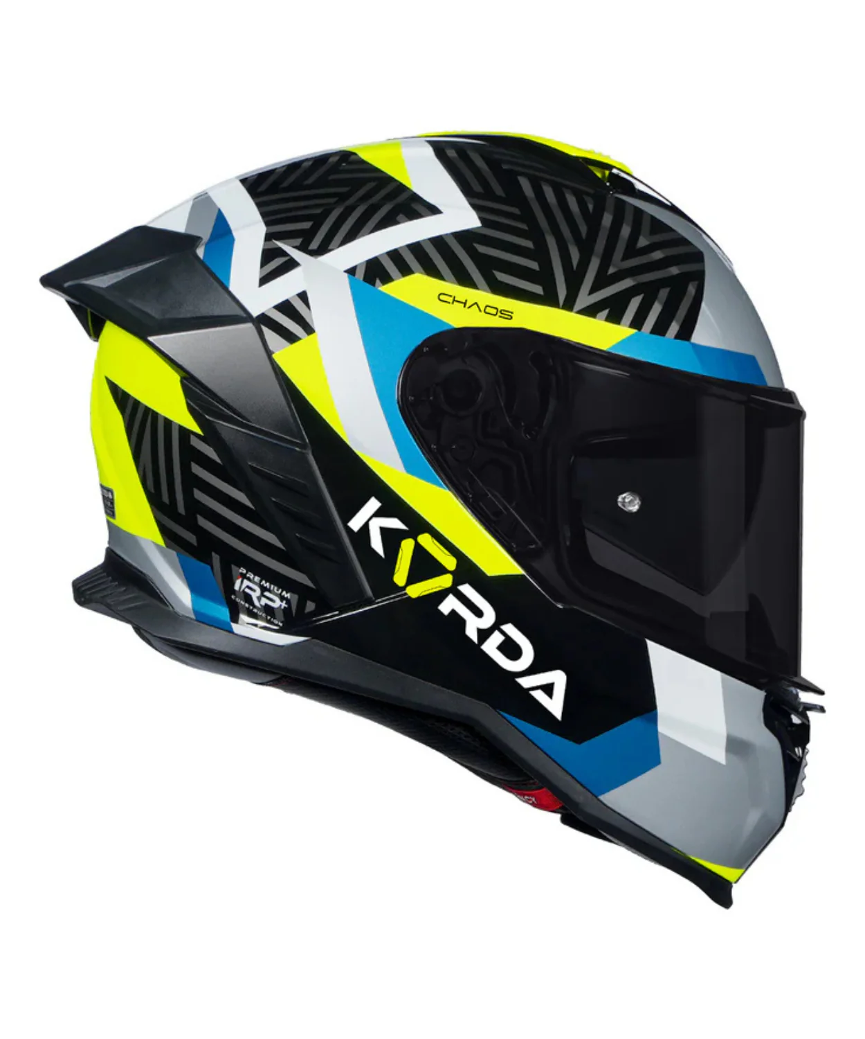 Korda Shockwave Chaos Helmet - Gloss Fluorescent Yellow - Image 2
