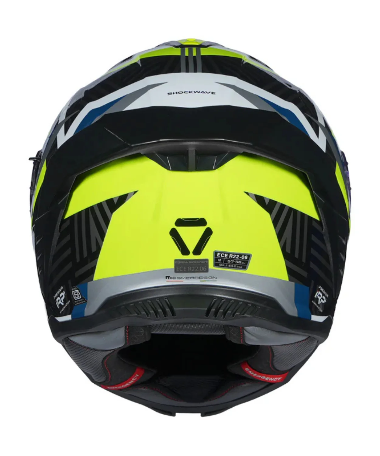 Korda Shockwave Chaos Helmet - Gloss Fluorescent Yellow - Image 4