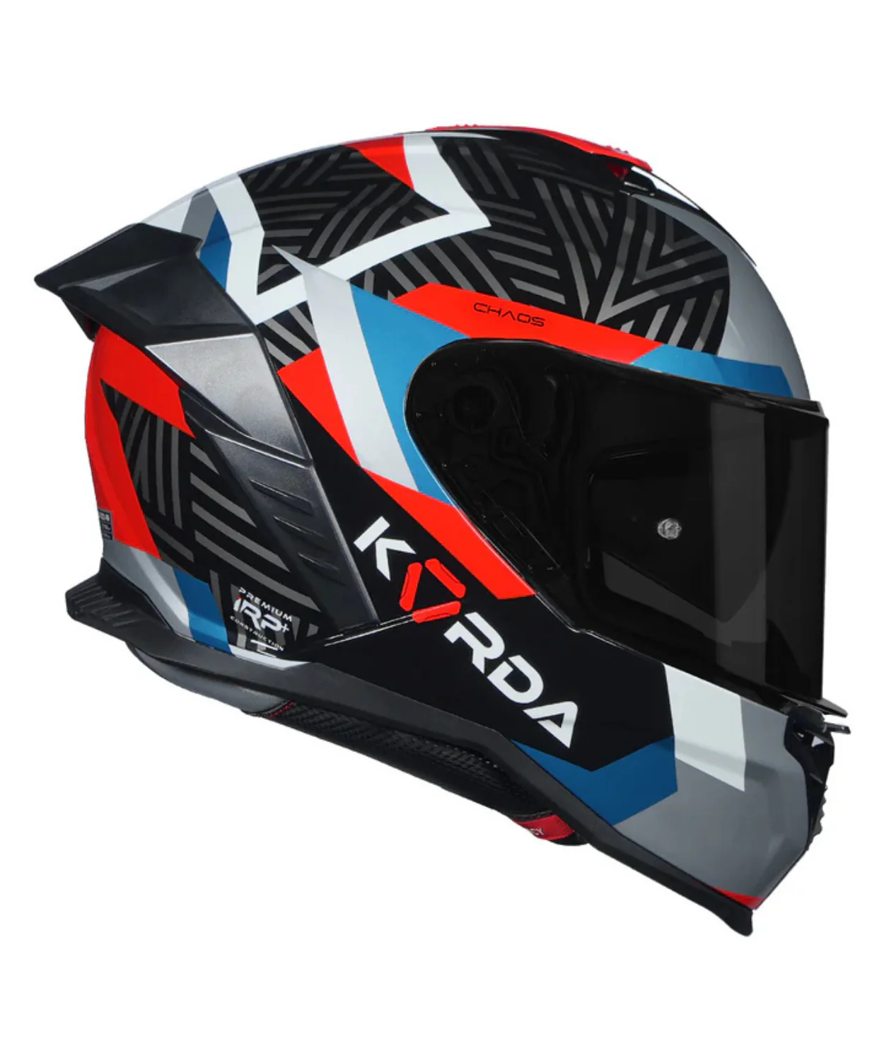 Korda Shockwave Chaos Helmet - Gloss Red Blue - Image 2
