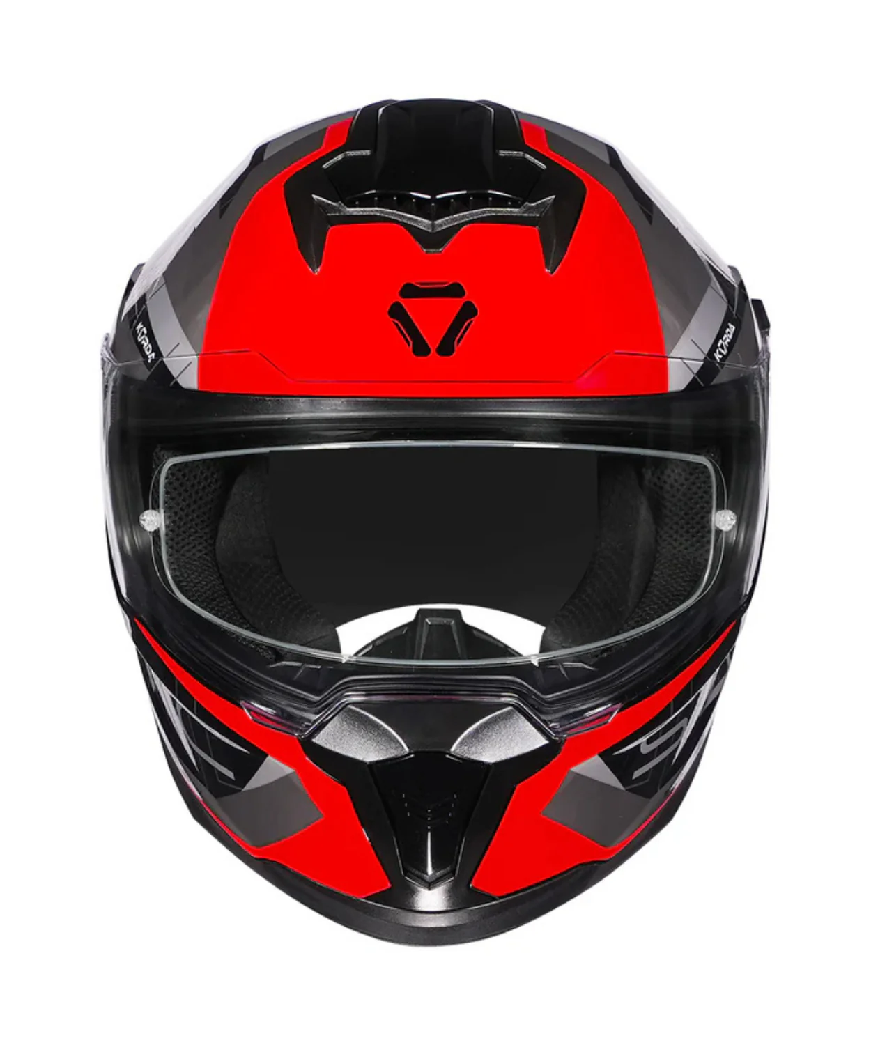 Korda Sonic GP Roadlion Helmet - Gloss Black Red - Image 5