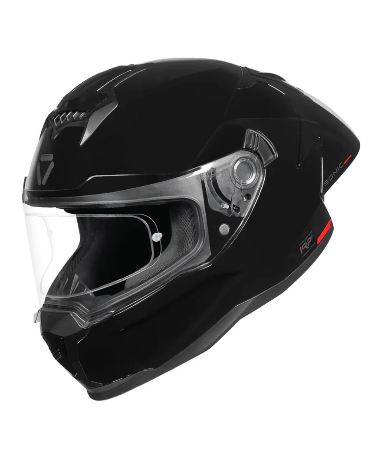 Korda Sonic GP Solid Helmet - Gloss Black - Image 3