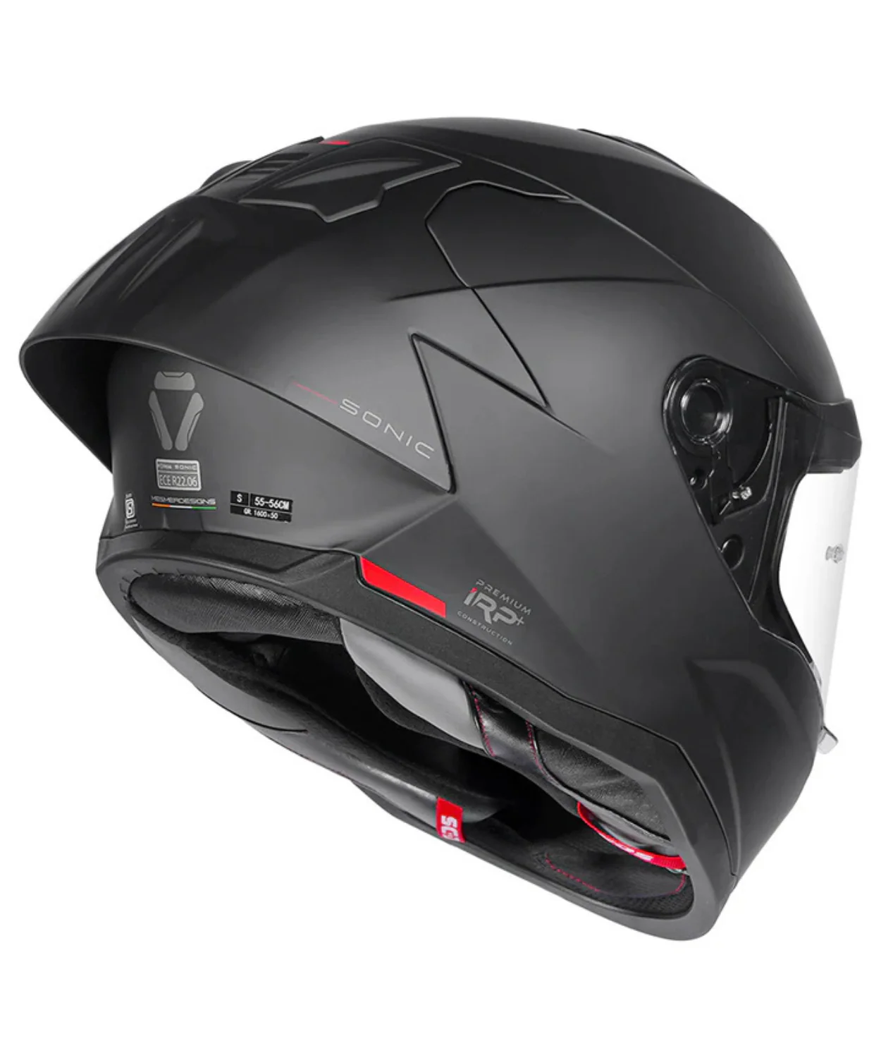 Korda Sonic GP Solid Helmet - Matt Black - Image 6