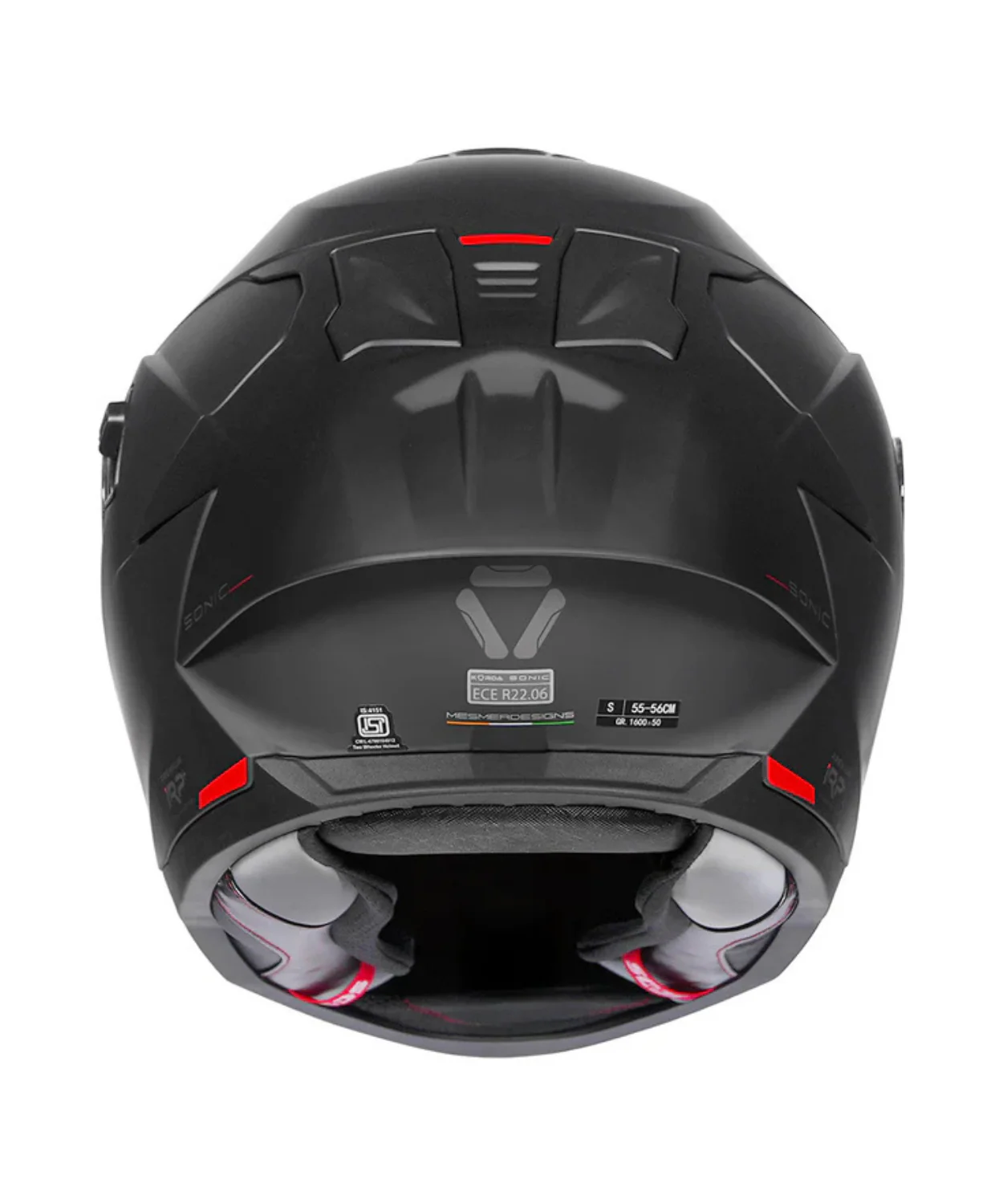 Korda Sonic GP Solid Helmet - Matt Black - Image 8