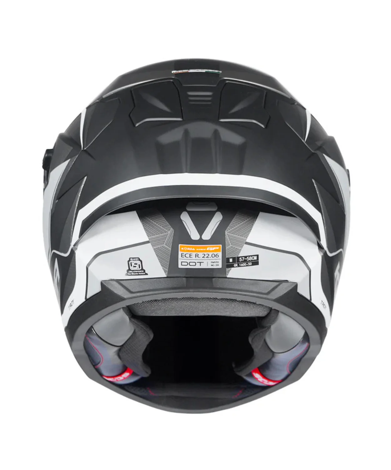 Korda Sonic GP Troy Helmet - Matt Grey - Image 6