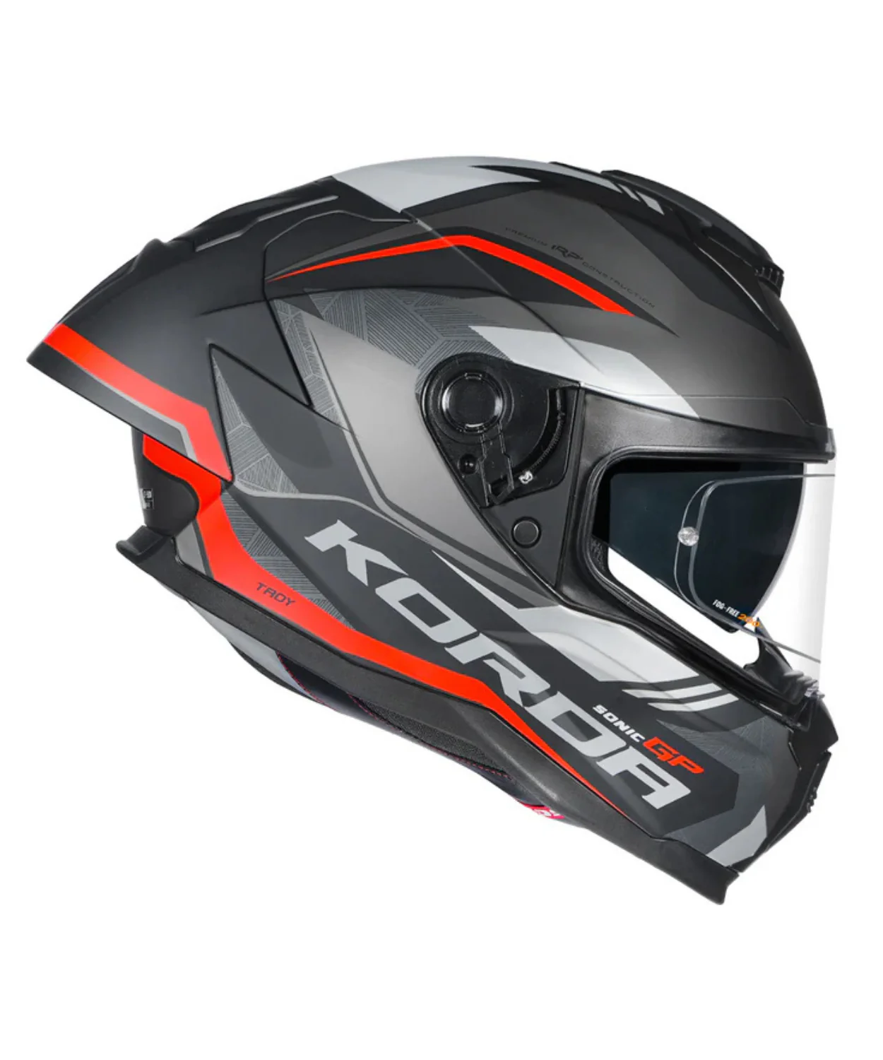 Korda Sonic GP Troy Helmet - Matt Red - Image 3