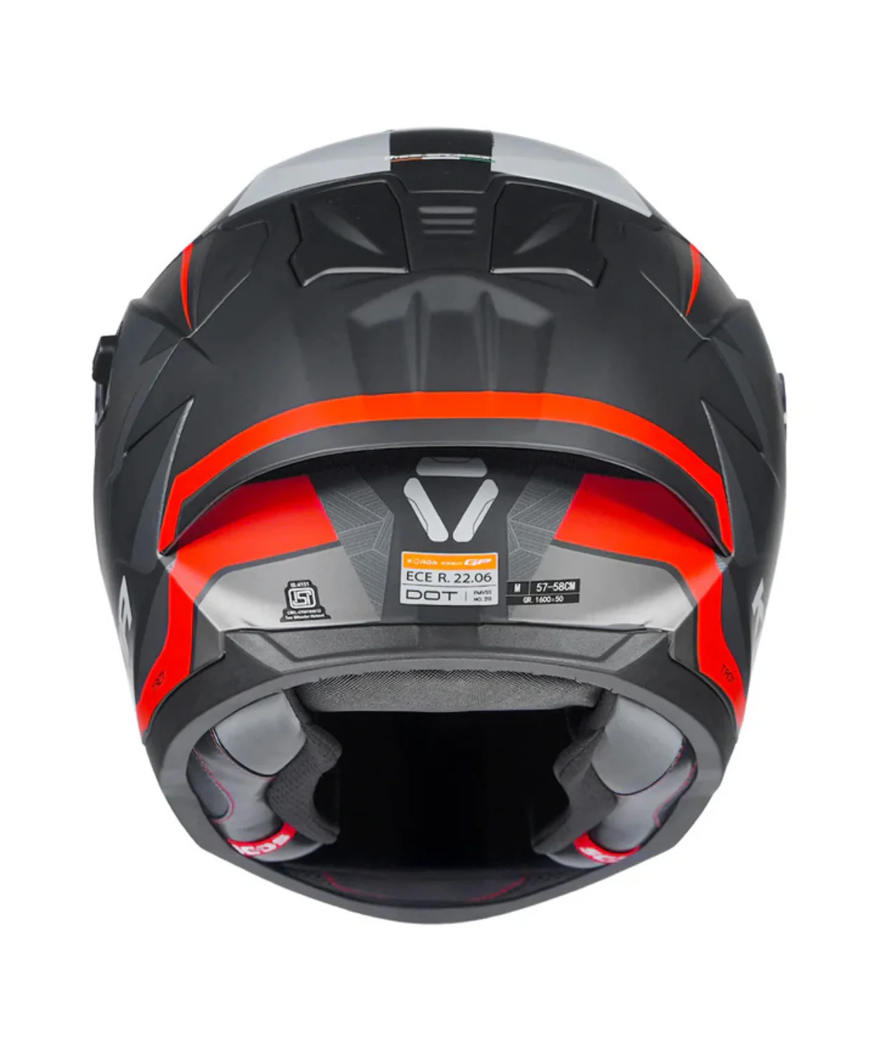 Korda Sonic GP Troy Helmet - Matt Red - Image 7