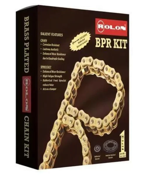 Rolon Brass Chain and Sprocket Kit for KTM Duke 390CC - KIT HXRC 268