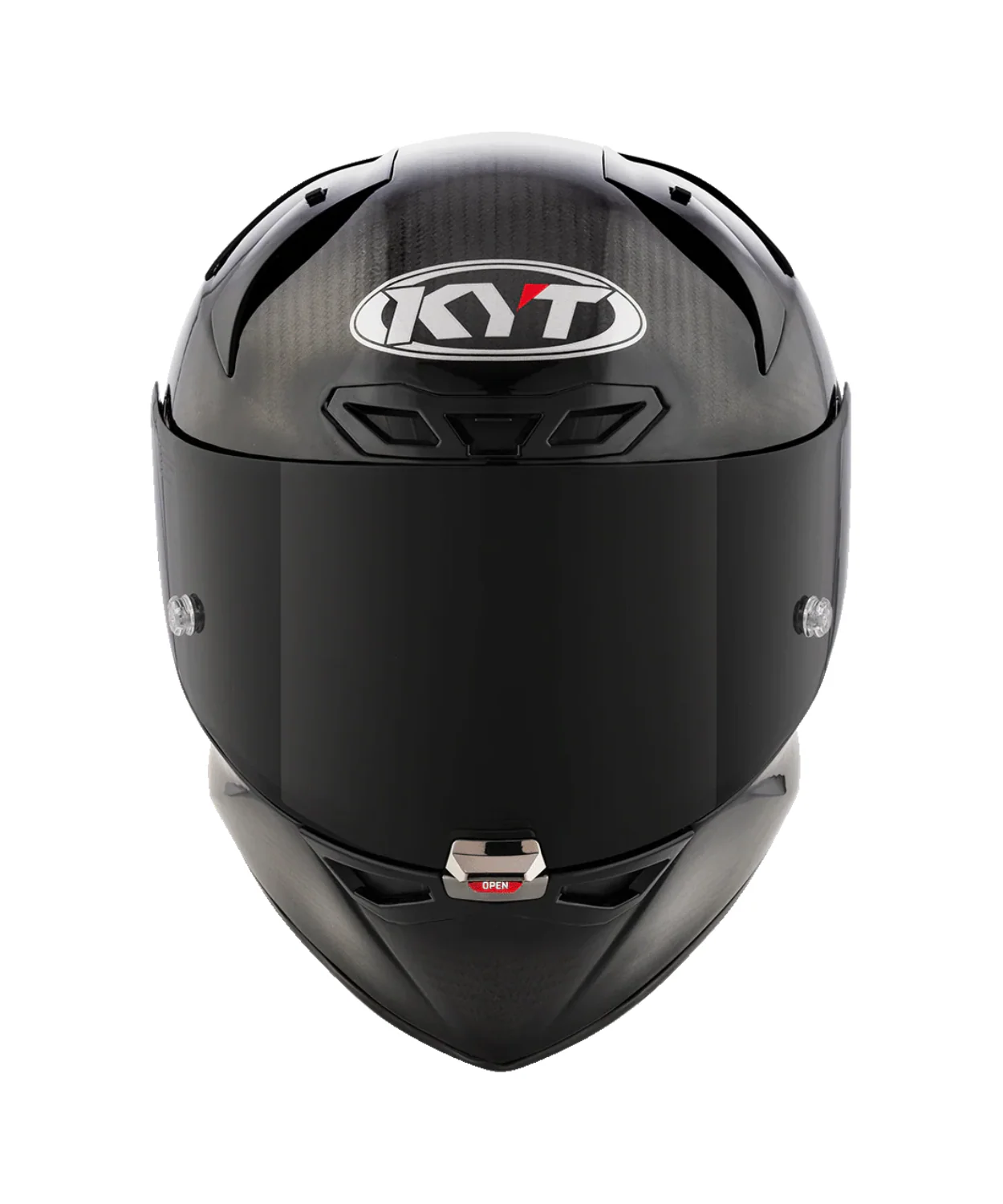 KYT KX1 RACE GP Solid Carbon Fiber Helmet (ECE 22.06) - Gloss Black - Image 4