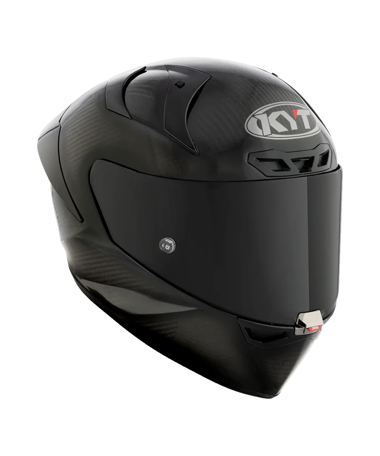 KYT KX1 RACE GP Solid Carbon Fiber Helmet (ECE 22.06) - Gloss Black - Image 5