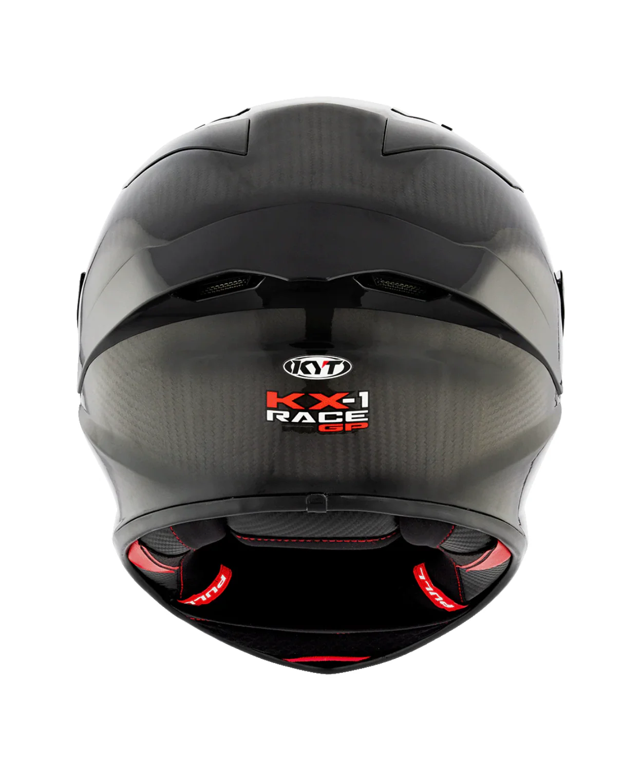 KYT KX1 RACE GP Solid Carbon Fiber Helmet (ECE 22.06) - Gloss Black - Image 7