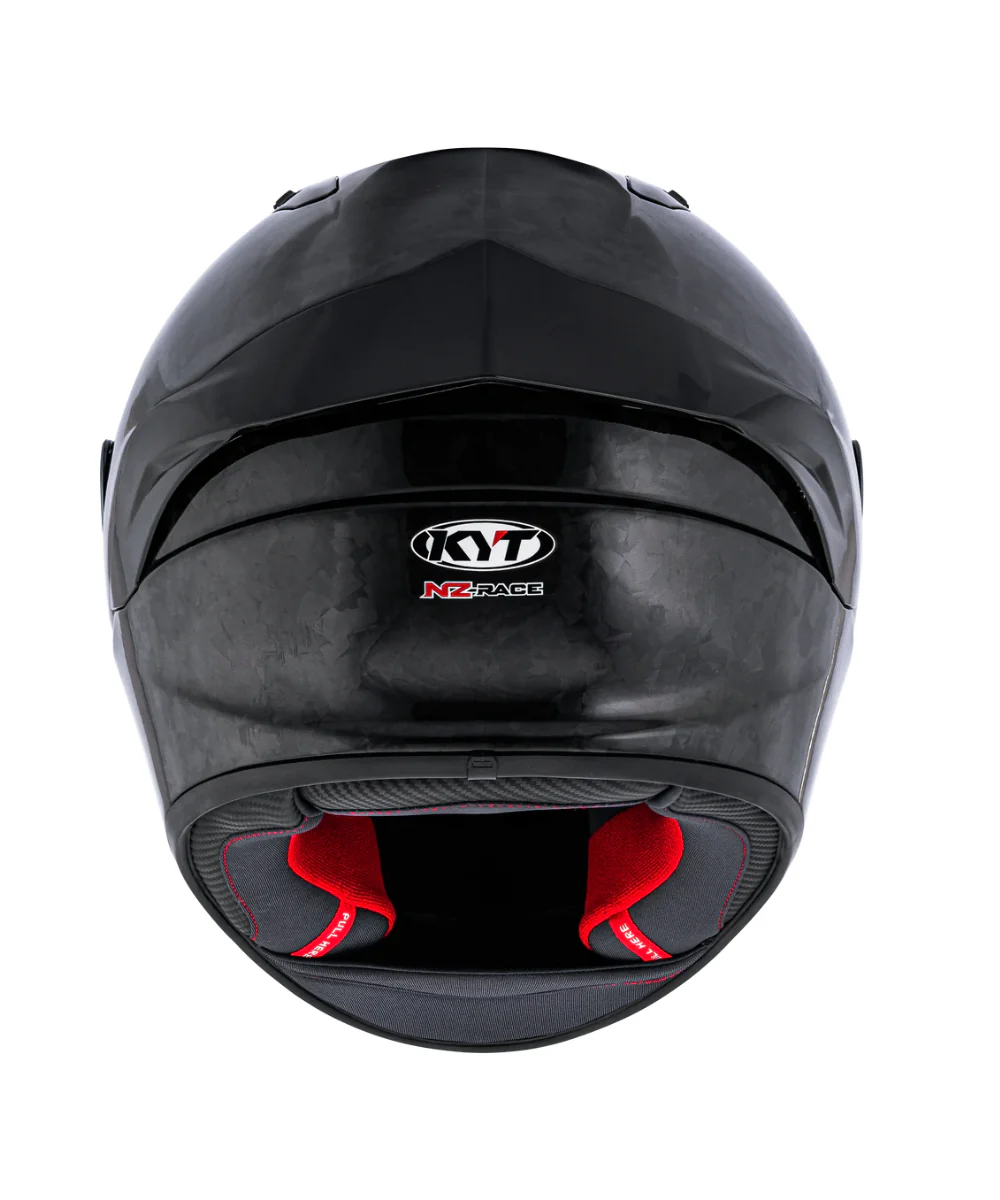 KYT NZ Race Forged Carbon Helmet  - Gloss Black - Image 6