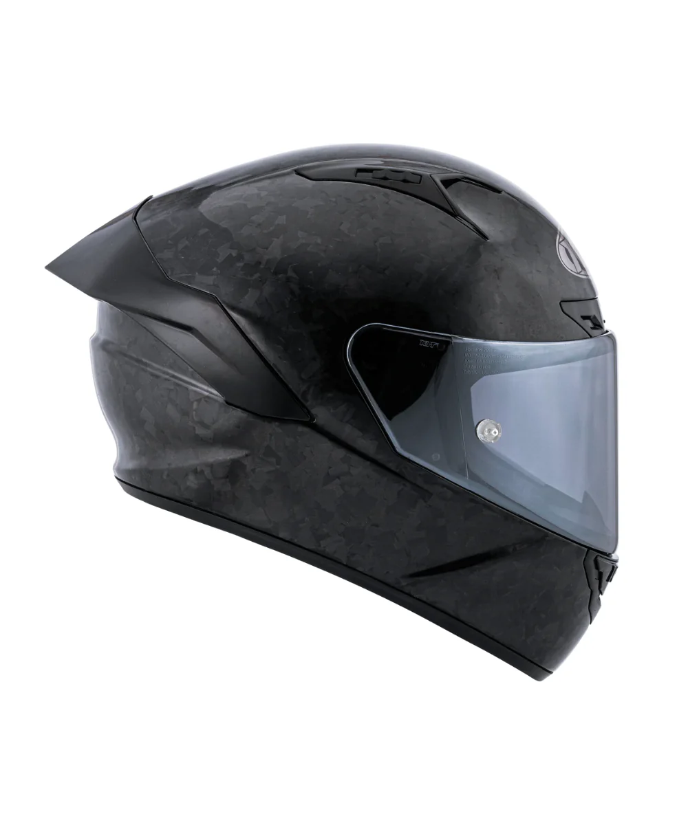 KYT NZ Race Forged Carbon Helmet  - Gloss Black - Image 7