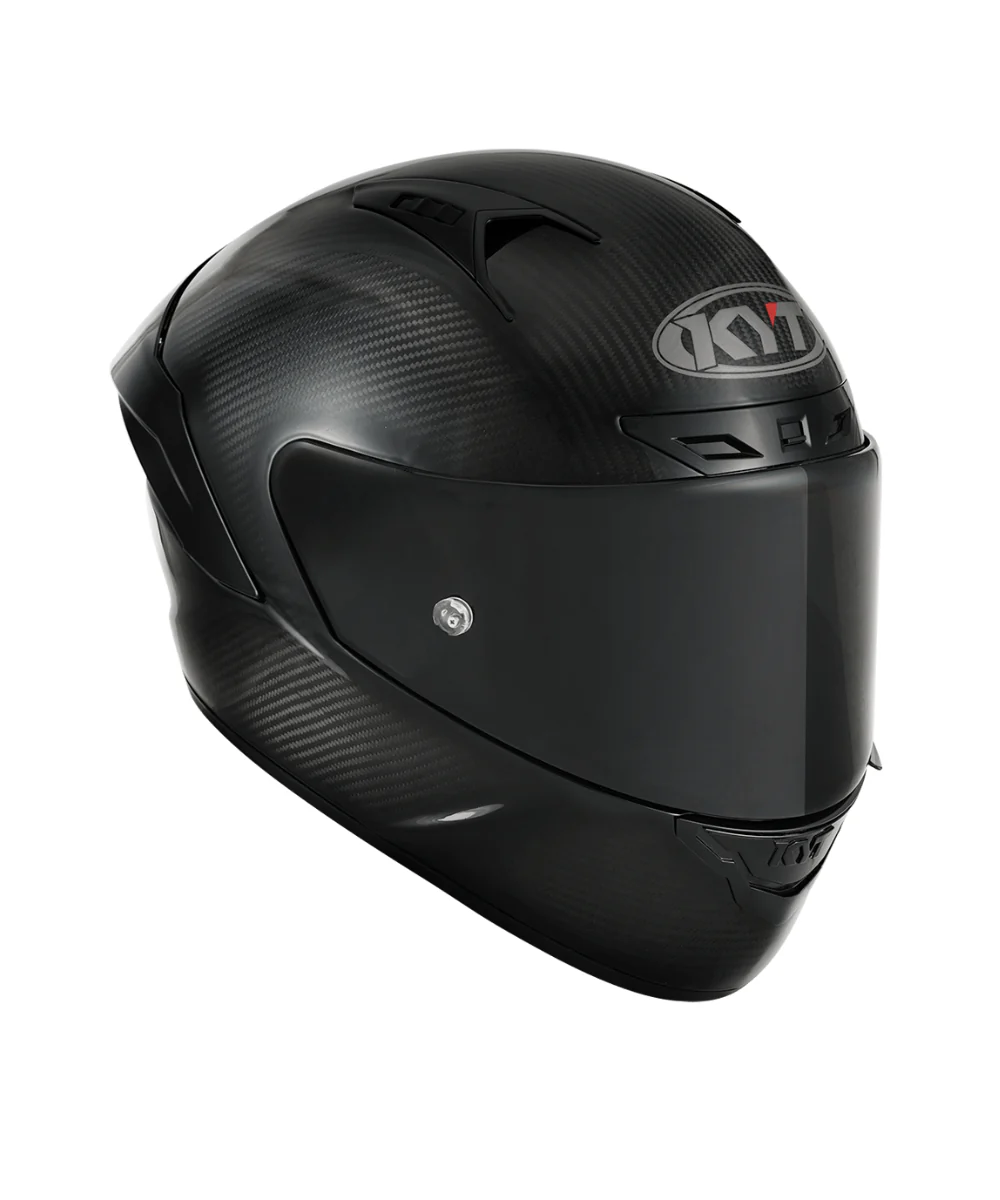 KYT NZ Race Solid Carbon Helmet  - Gloss Black - Image 4