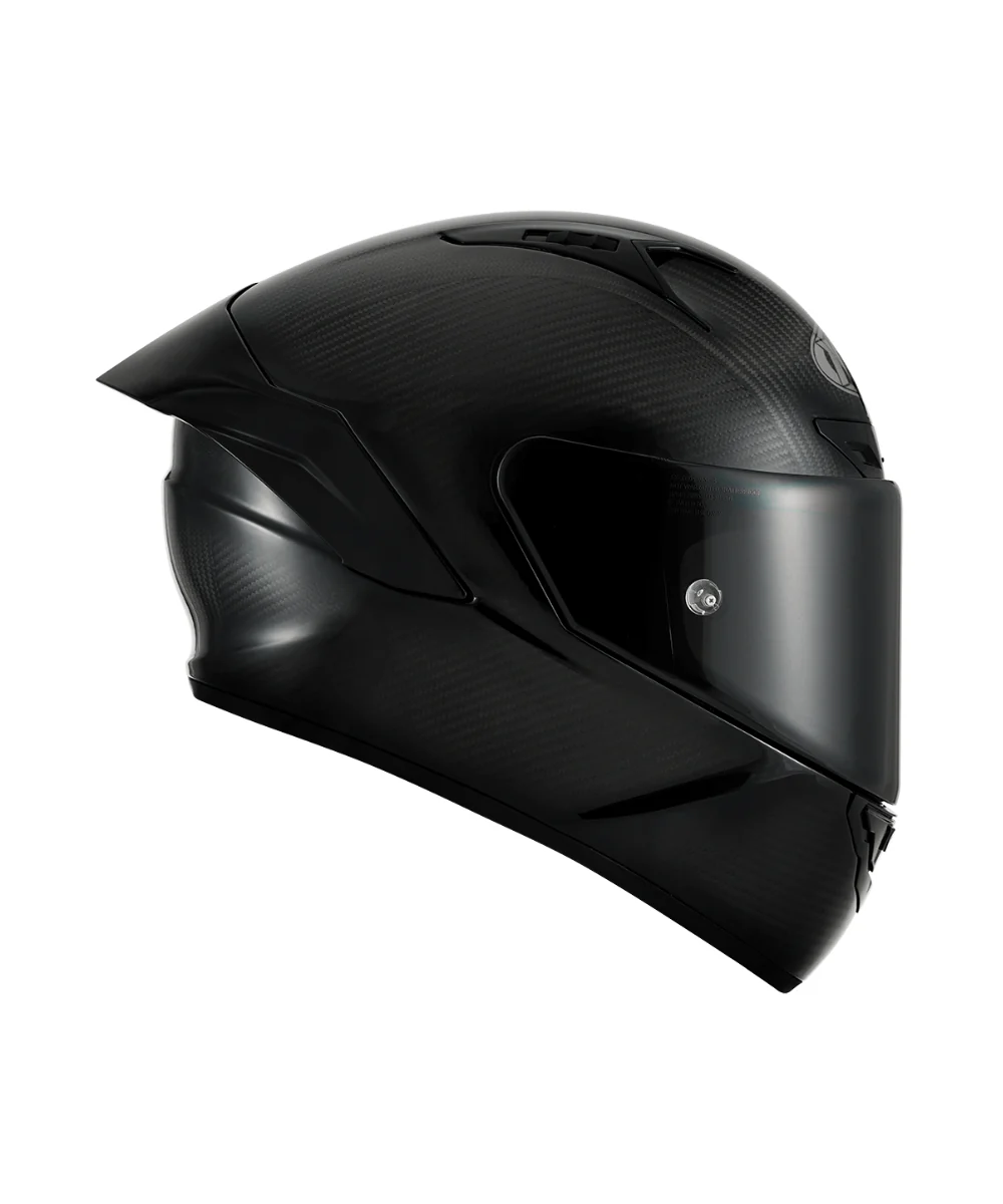 KYT NZ Race Solid Carbon Helmet  - Gloss Black - Image 5