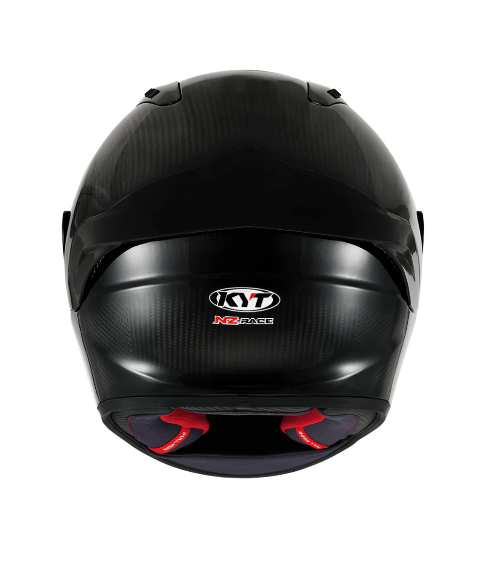 KYT NZ Race Solid Carbon Helmet  - Gloss Black - Image 7