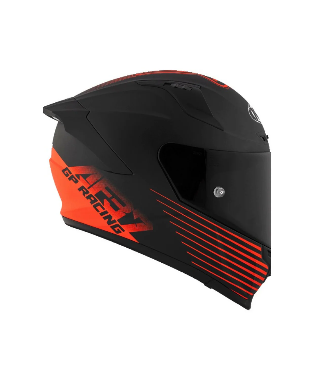 KYT Striker 2V AF37 Livery Full Face Helmet - Matt Black Red - Image 5