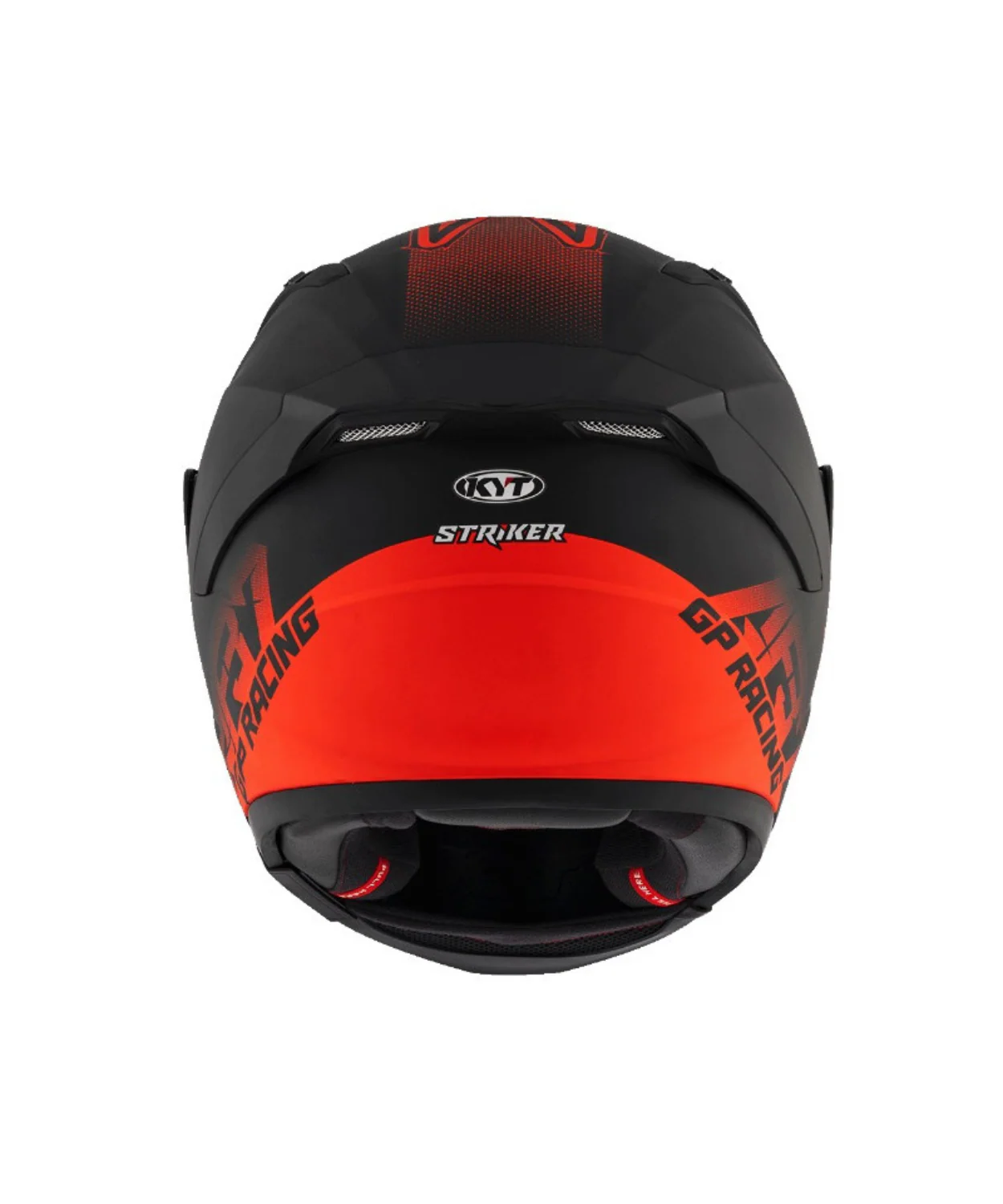 KYT Striker 2V AF37 Livery Full Face Helmet - Matt Black Red - Image 8