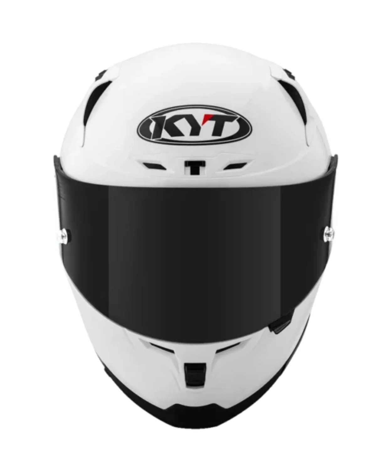 KYT Striker 2V Plain Full Face Helmet - Gloss White - Image 2