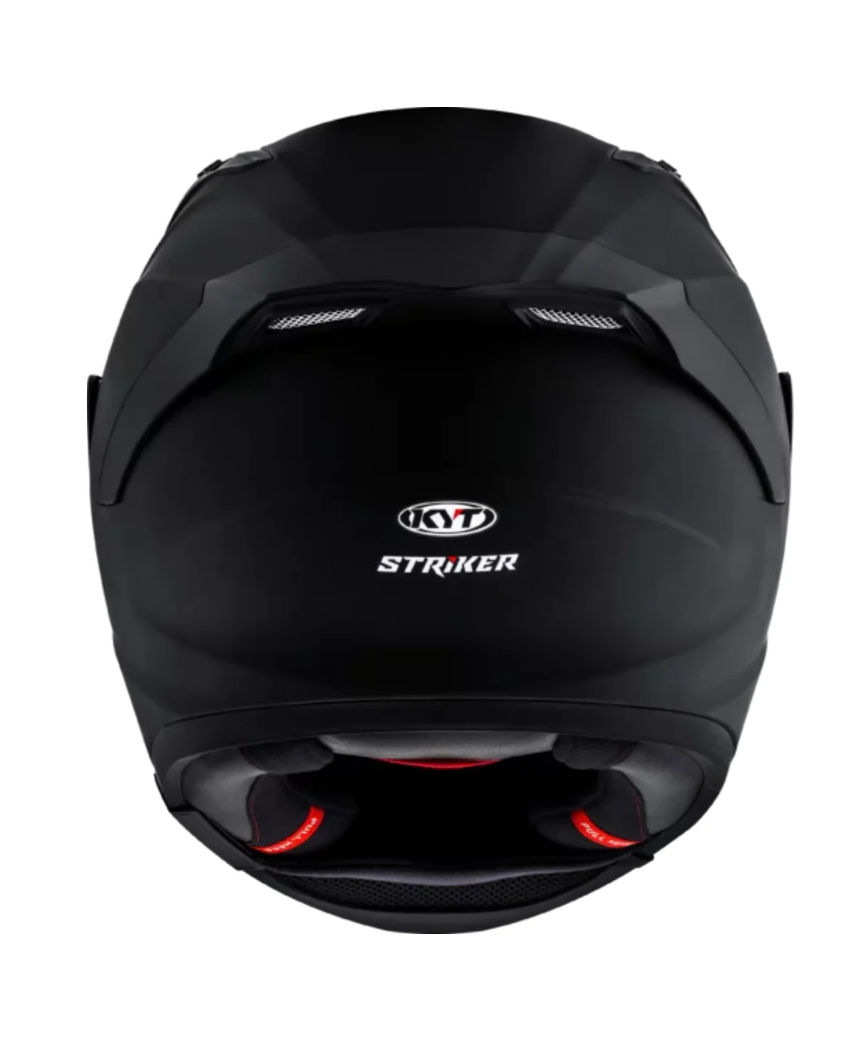 KYT Striker 2V Plain Full Face Helmet - Matt Black - Image 3