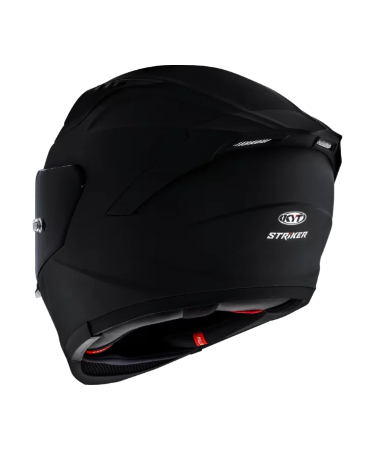 KYT Striker 2V Plain Full Face Helmet - Matt Black - Image 5