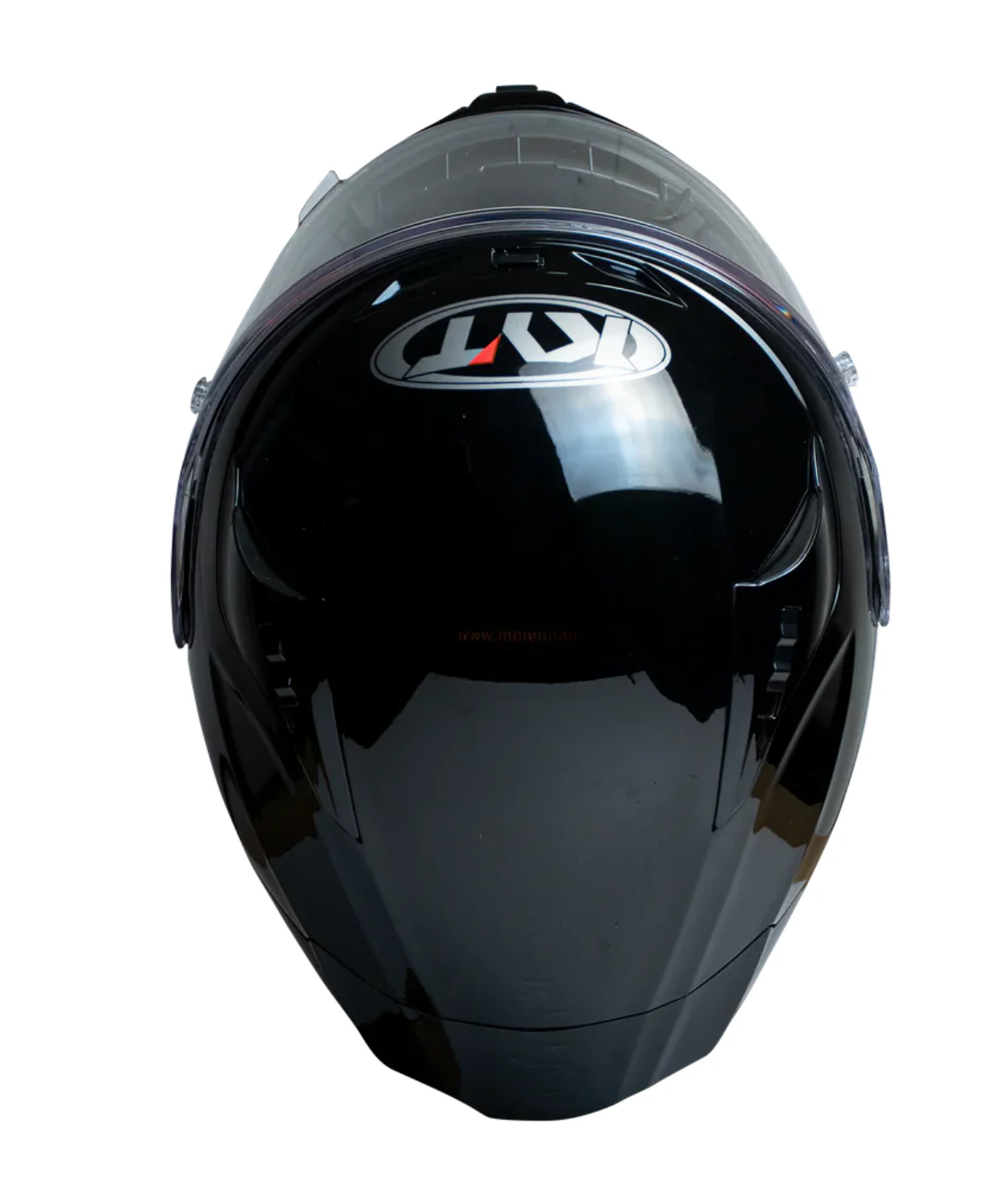 KYT Striker 2V Plain Helmet - Gloss Black - Image 6