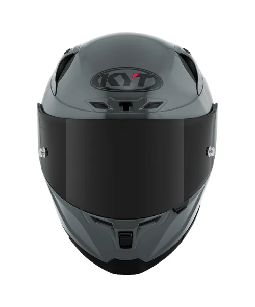 KYT Striker Plain GRL Helmet - Gloss Grey - Image 3