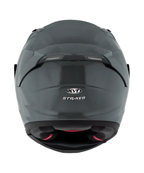 KYT Striker Plain GRL Helmet - Gloss Grey - Image 7