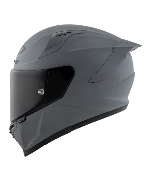 KYT Striker Plain GRL Helmet - Matt Grey