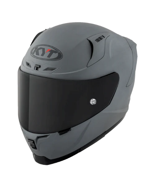 KYT Striker Plain GRL Helmet - Matt Grey - Image 2