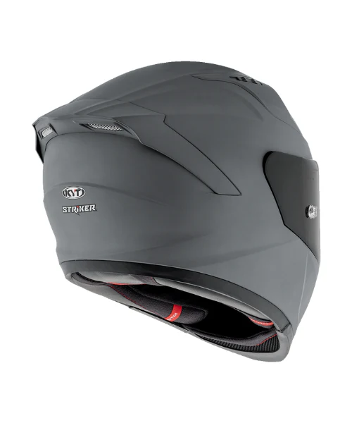 KYT Striker Plain GRL Helmet - Matt Grey - Image 5