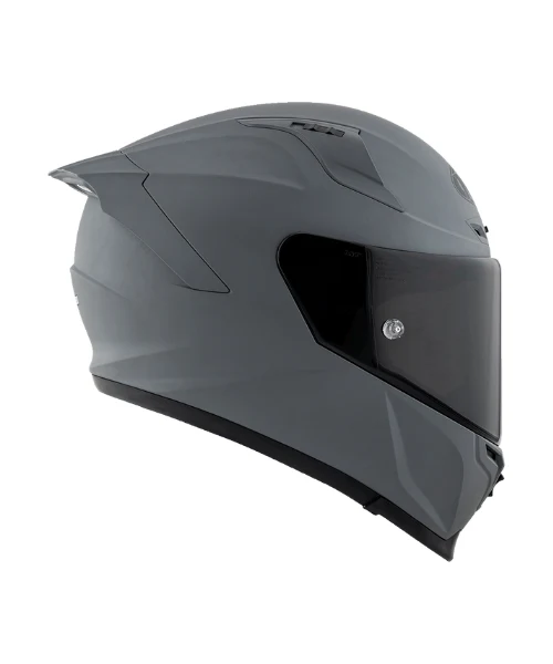 KYT Striker Plain GRL Helmet - Matt Grey - Image 6