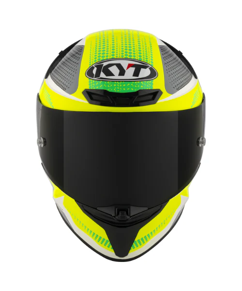 KYT TT-Revo Gear Helmet - Gloss Black Yellow - Image 3